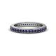 4 - Caitlin Blue Sapphire Eternity Band 