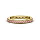 4 - Caitlin Rhodolite Garnet Eternity Band 