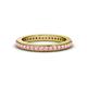 4 - Caitlin Pink Tourmaline Eternity Band 