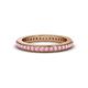 4 - Caitlin Pink Tourmaline Eternity Band 