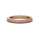 4 - Caitlin Rhodolite Garnet Eternity Band 