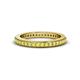 4 - Caitlin Yellow Sapphire Eternity Band 