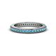 4 - Caitlin Blue Diamond Eternity Band 