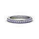 4 - Caitlin Tanzanite Eternity Band 