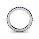 5 - Caitlin Blue Sapphire Eternity Band 