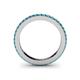 5 - Caitlin London Blue Topaz Eternity Band 