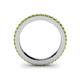 5 - Caitlin Peridot Eternity Band 