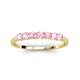3 - Vivian 3.00 mm Pink Tourmaline Wedding Band 