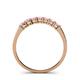 4 - Vivian 3.00 mm Pink Tourmaline Wedding Band 