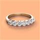 3 - Kathleen 3.40 mm Natural Diamonds Wedding Band 