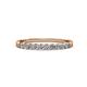 2 - Clara 2.40 mm Diamond 10 Stone Wedding Band 