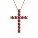 1 - Amen Ruby Cross Pendant 