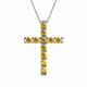1 - Amen Citrine Cross Pendant 