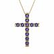 1 - Amen Iolite Cross Pendant 