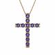 1 - Amen Iolite Cross Pendant 