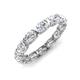 3 - Abigail 2.10 ctw Oval Shape Lab Grown Diamond Comfort fit Eternity Band 
