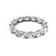 5 - Abigail 2.10 ctw Oval Shape Lab Grown Diamond Comfort fit Eternity Band 