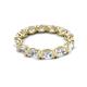 5 - Abigail 2.10 ctw Oval Shape Lab Grown Diamond Comfort fit Eternity Band 