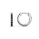 1 - Nico 0.29 ctw Black Diamond Small Huggie Earrings 