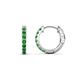 1 - Nico 0.29 ctw Green Garnet Small Huggie Earrings 