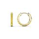 1 - Nico 0.28 ctw Yellow Diamond Small Huggie Earrings 