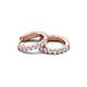 3 - Nico 0.28 ctw Natural Diamonds Small Huggie Earrings 