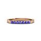 3 - Fiala 2.40 mm Tanzanite 7 Stone Wedding Band 