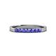 3 - Fiala 2.40 mm Tanzanite 7 Stone Wedding Band 