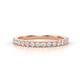 1 - Kalina 0.27 ctw Lab Grown Diamonds 18 Stone Wedding Band 