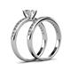 4 - Salana Classic Diamond Bridal Set Ring  