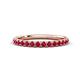 1 - Kalina 0.28 ctw Ruby 18 Stone Wedding Band 