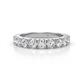 1 - Malaine 0.90 ctw Lab Grown Diamonds (3.00 mm) 9 Stone Wedding Band 