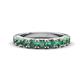 1 - Malaine 1.08 ctw Created Alexandrite (3.00 mm) 9 Stone Wedding Band 