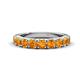 1 - Malaine 0.72 ctw Citrine (3.00 mm) 9 Stone Wedding Band 