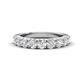 1 - Malaine 0.81 ctw Moissanite (3.00 mm) 9 Stone Wedding Band 