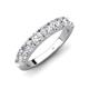 4 - Malaine 0.90 ctw Natural Diamonds (3.00 mm) 9 Stone Wedding Band 