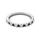5 - Kalina 0.28 ctw Black Diamond and Natural Diamonds 18 Stone Wedding Band 