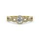 2 - Keyara Natural Diamond Halo Bridal Set Ring  