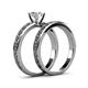 5 - Maren 1.00 ct IGI Certified Classic Lab Grown Diamond Solitaire Bridal Set Ring  