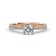 2 - Sian 1.41 ctw Natural Diamond (6.50 mm) Bridal Set Ring  