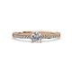 2 - Evika 1.43 ctw Natural Diamond (6.50 mm) Bridal Set Ring  