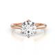 1 - Maxine 2.00 ct IGI Certified Lab Grown Diamond Round (8.00 mm) Solitaire Engagement Ring 