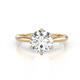 1 - Maxine 2.00 ct IGI Certified Lab Grown Diamond Round (8.00 mm) Solitaire Engagement Ring 