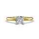 1 - Elodie 2.00 ct IGI Certified Cushion Shape Lab Grown Diamond (7.00 mm) Solitaire Engagement Ring 