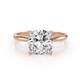 1 - Elodie 3.00 ct IGI Certified Lab Grown Diamond Cushion Shape (8.00 mm) Solitaire Engagement Ring 