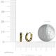 3 - Cianna Petite Black Diamond Hoop Earrings 