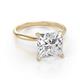 3 - Elodie 4.00 ct IGI Certified Lab Grown Diamond Princess Shape (8.75 mm) Solitaire Engagement Ring 