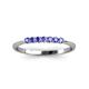 3 - Reina 2.00 mm Tanzanite Wedding Band 