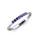 4 - Reina 2.00 mm Iolite Wedding Band 