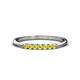 1 - Reina 2.00 mm Yellow Sapphire Wedding Band 